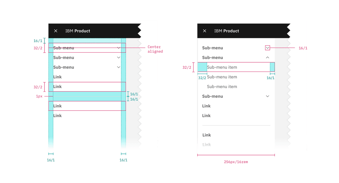 ui shell side-nav